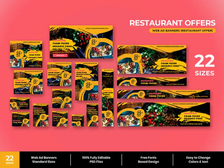 Restaurant Offer Web Ad Banner