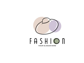 Women's Hat Logo Design Illustration Fashion beauty accessories, and product brand care preview picture