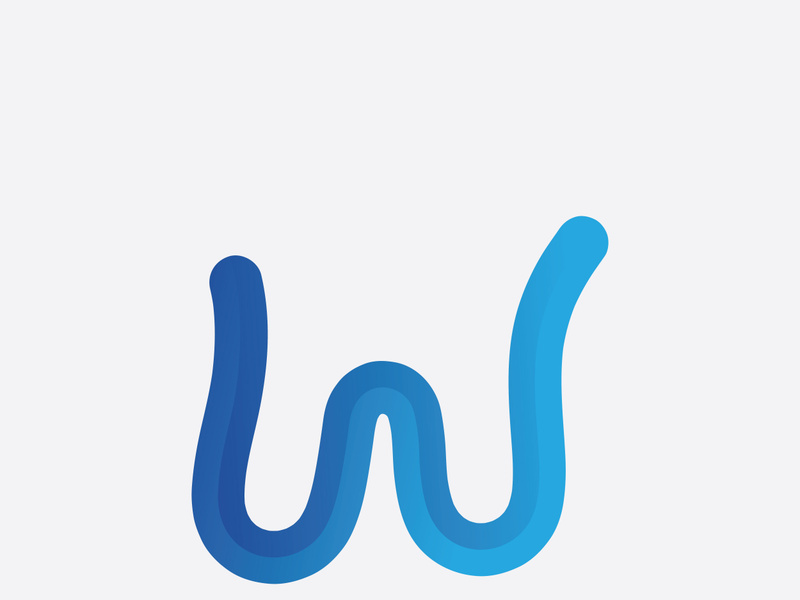 W Letter Logo Template design