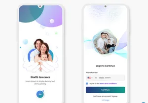 Health and General Insurance Mobile App UI Kit