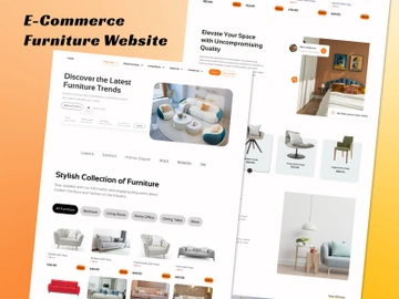 E-Commerce Furniture Website – Modern & Minimal UI/UX Design preview picture
