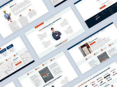 Template UI Repair Figma and Photoshop