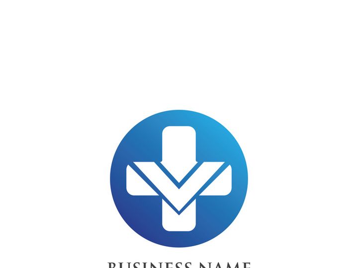 hospital logo and symbol Template, Green logo vector