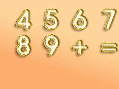 [Free] Foil Balloon Text Effect PSD File