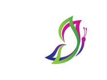 Beauty Butterfly Vector icon design