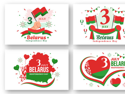 12 Belarus Independence Day Illustration