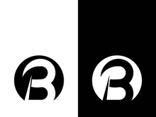 B letter logo template vector illustration