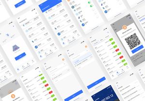 Blockchain Wallet Moblie APP UI Kit
