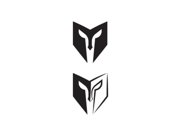 Spartan helmet icon illustration design preview picture
