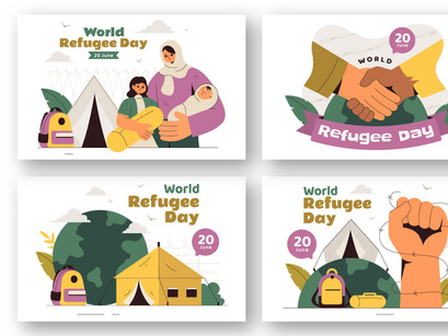 9 World Refugee Day Illustration