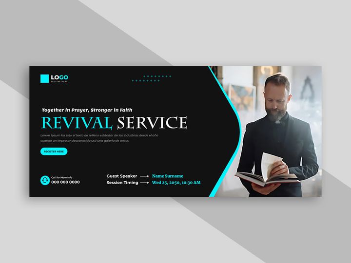 Revival Conference Service Facebook Cover Ver-4