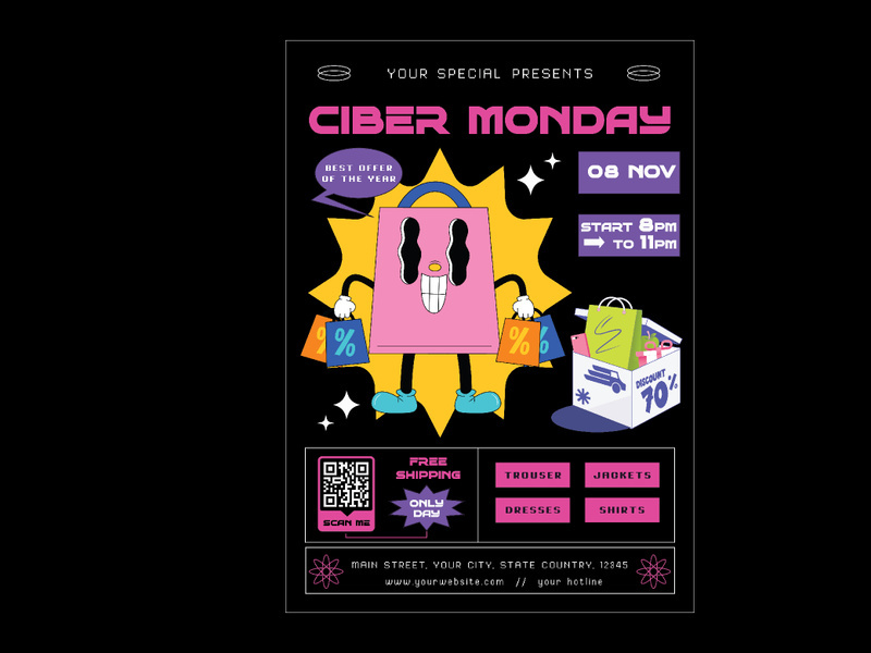 Cyber Monday Flyer