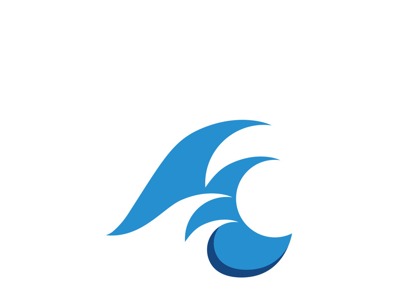 Water wave icon