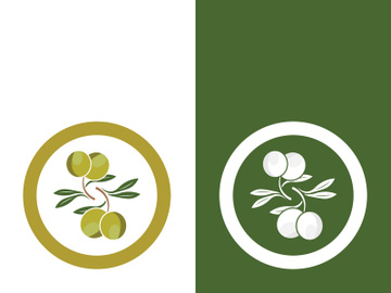 Extra virgin olive oil logo icon design vector illustration preview picture
