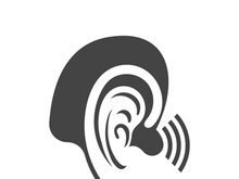 Hearing logo template and symbol vector icon design