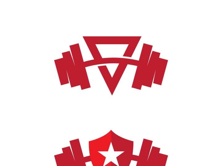 Gym Badge icon Fitness Logo Design