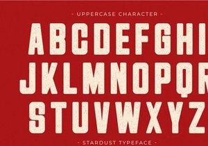 Stardust - Condensed Display Font