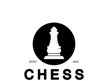 Chess strategy game logo with horse, king, pawn, minister and rook. Logo for chess tournament, chess team, chess championship, chess game application. preview picture