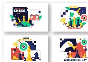 10 World Chess Day Illustration