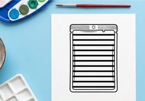 Empty Mylar Ziplock Pouch Vector Illustration for Product Packaging Design