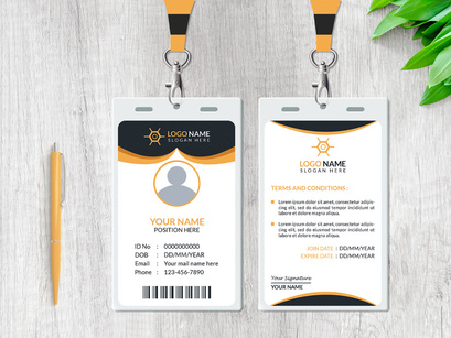 Creative ID Card Design Template