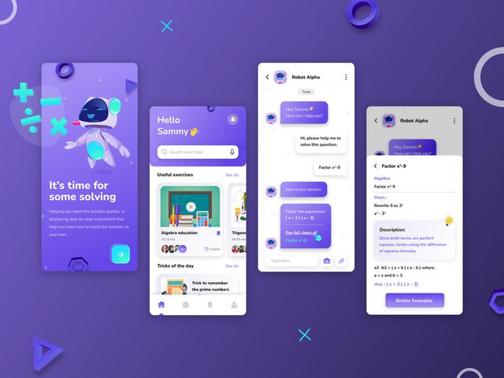 AI Math Assistant App