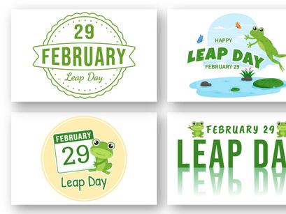 12 Happy Leap Day Illustration