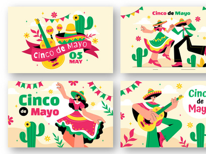 9 Cinco de Mayo Celebration Illustration