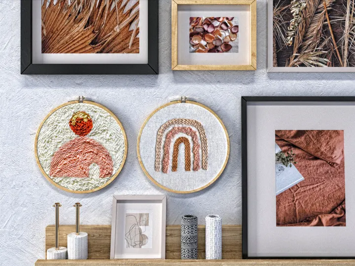 3D Free Model Decorative set with frames