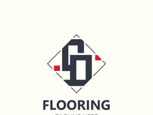 Flooring Logo design, custom Layer Vector elegant business store building