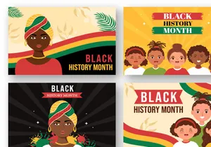 17 Black History Month Illustration