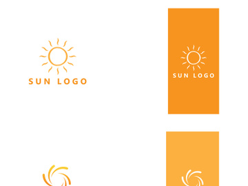 Sun logo design with a modern concept. preview picture