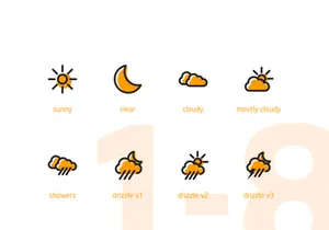 16 Weather Animated Icons