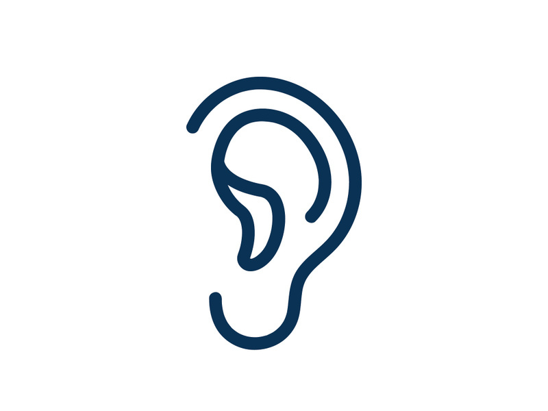 ear Logo Template vector icon