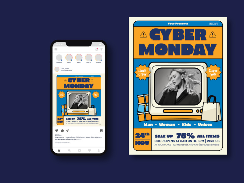 Cyber Monday Flyer