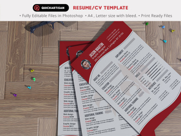 Resume/CV Template 09 preview picture