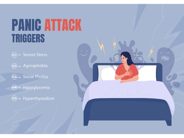 Panic attack triggers banner template preview picture