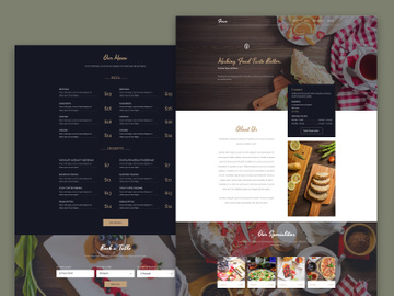 Fesco - Restaurant PSD Template preview picture