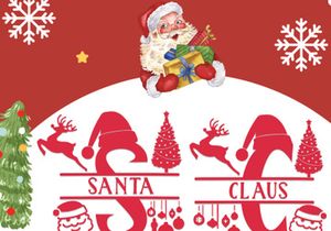 Welcome Christmas Monogram