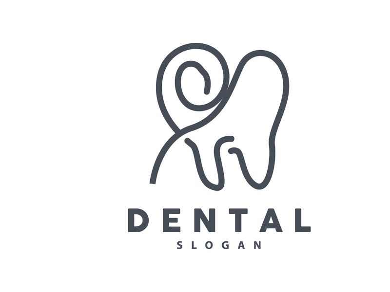 Tooth logo, Dental Health Vector, Care Brand Illustration