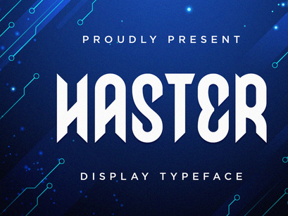 Haster - Display Font