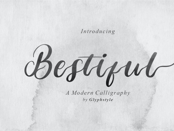 Bestiful Modern Calligraphy preview picture