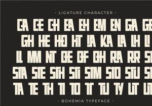 Bohemia - Modern Sans Serif Font