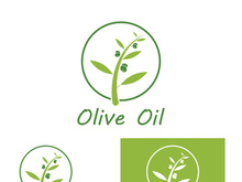 Olive fruit logo design.