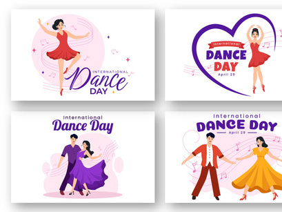 12 International Dance Day Illustration