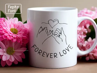 Fepita - Feminine Display Font