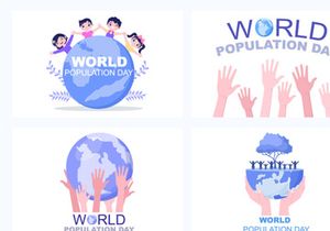 15 World Population Day Illustration