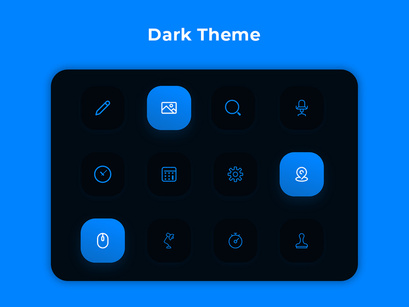 Icon set (Light and Dark Theme)