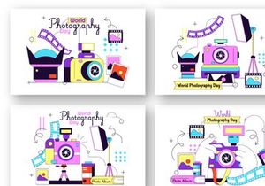 10 World Photography Day Illustration