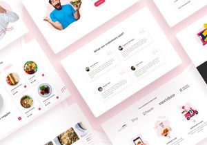 Vouwd - Landing Page for Healthy Food